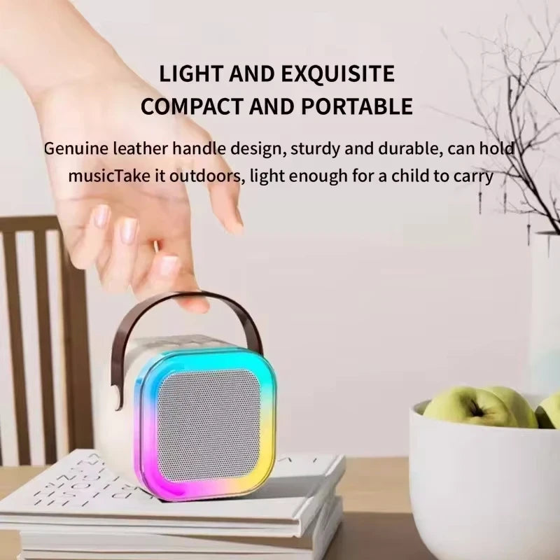 Portable Bluetooth Karaoke Speaker with Microphone