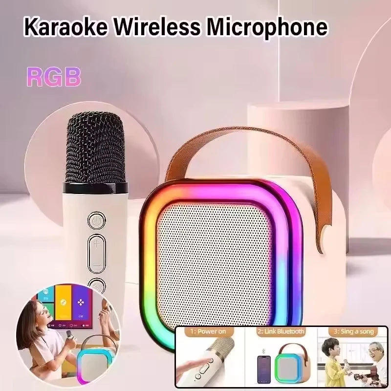 Portable Bluetooth Karaoke Speaker with Microphone