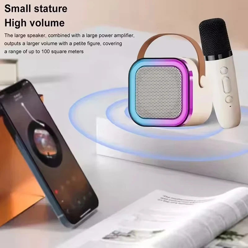 Portable Bluetooth Karaoke Speaker with Microphone