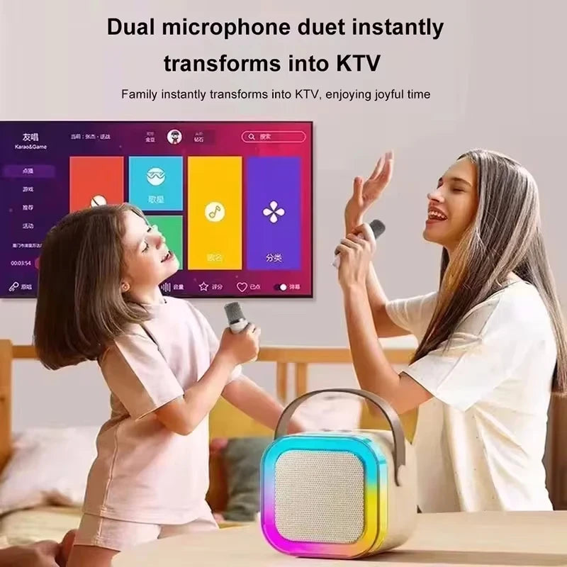 Portable Bluetooth Karaoke Speaker with Microphone
