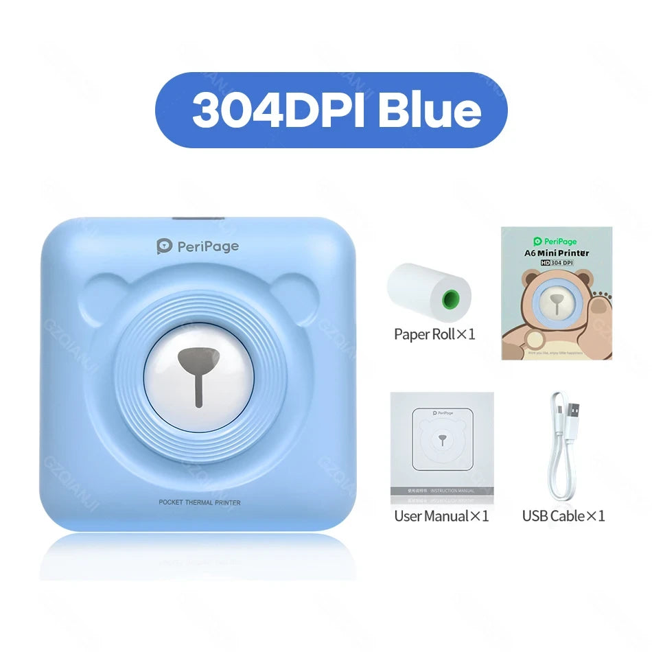 Mini Bluetooth Photo Printer – Portable Inkless Pocket Printer