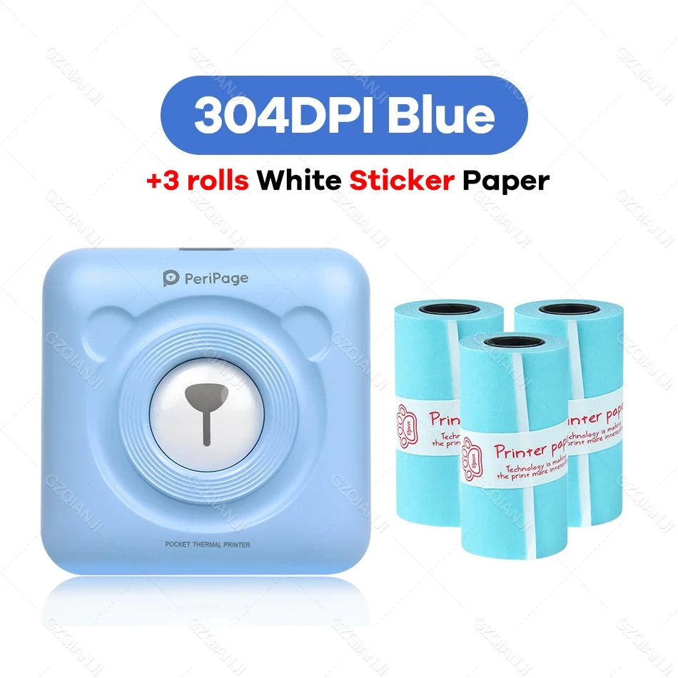 Mini Bluetooth Photo Printer – Portable Inkless Pocket Printer