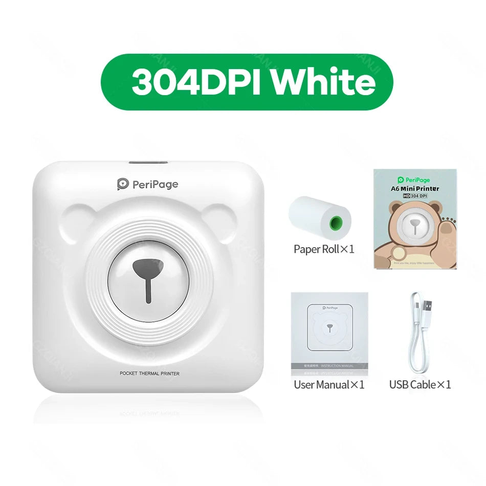 Mini Bluetooth Photo Printer – Portable Inkless Pocket Printer