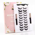 Magnetic Mink Eyelashes Set – Natural False Lashes with Eyeliner & Tweezer