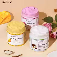Shea Body Butter — Deep Hydration Cream in Coconut, Rose & Mango