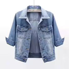Women's Pastel Denim Jacket