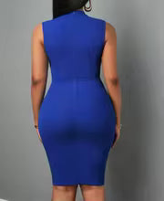 Women's Elegant Bodycon Midi Dress
