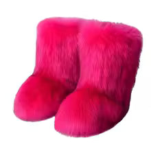 Women's Luxury Faux Fur Snow Boots