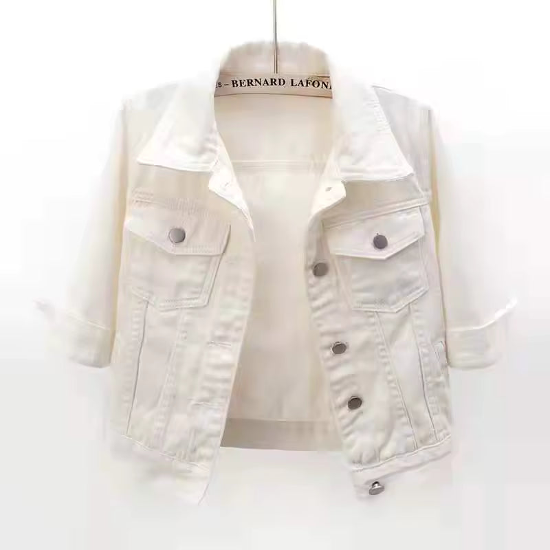 Women's Pastel Denim Jacket