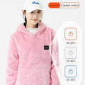 USB Infrared Heated Hoodie Waistcoat – 9-Zone Electric Vest (M-6XL)