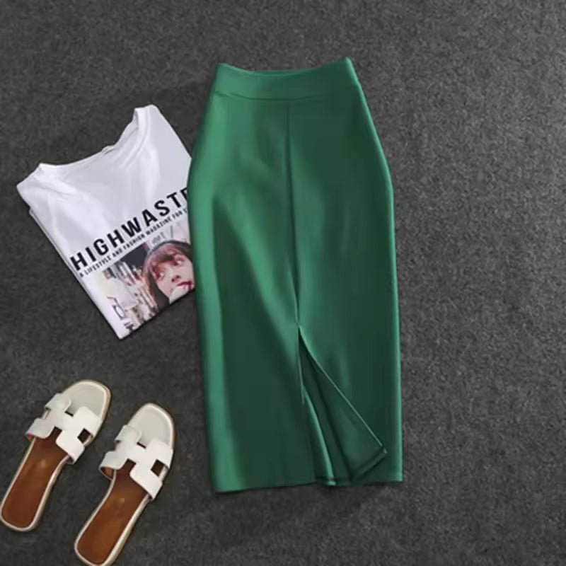 Women's High-Waisted Pencil Skirt
