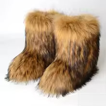 Women's Luxury Faux Fur Snow Boots