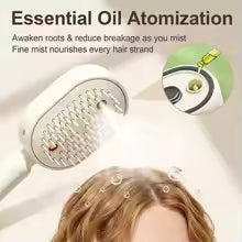 Electric Steam Hair Straightening Brush